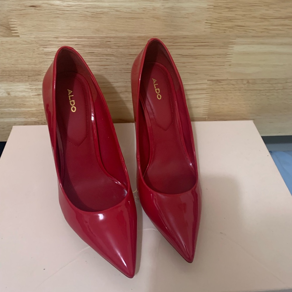 ALDO red pumps